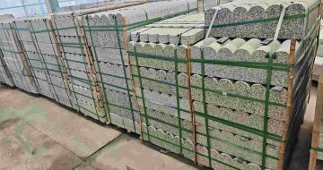 金昌芝麻白芙蓉白花边石