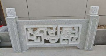 金昌芝麻白河道栏杆 桥栏杆