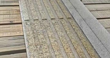 金昌黄金麻盲道石 盲条