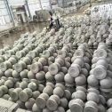 金昌芝麻白圆球 石球 挡车球