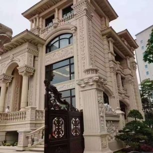 金昌黄金麻别墅外墙异形定制