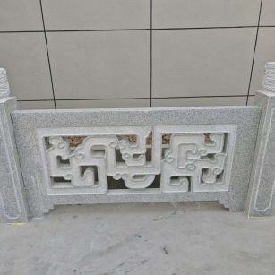 金昌芝麻白河道栏杆 桥栏杆