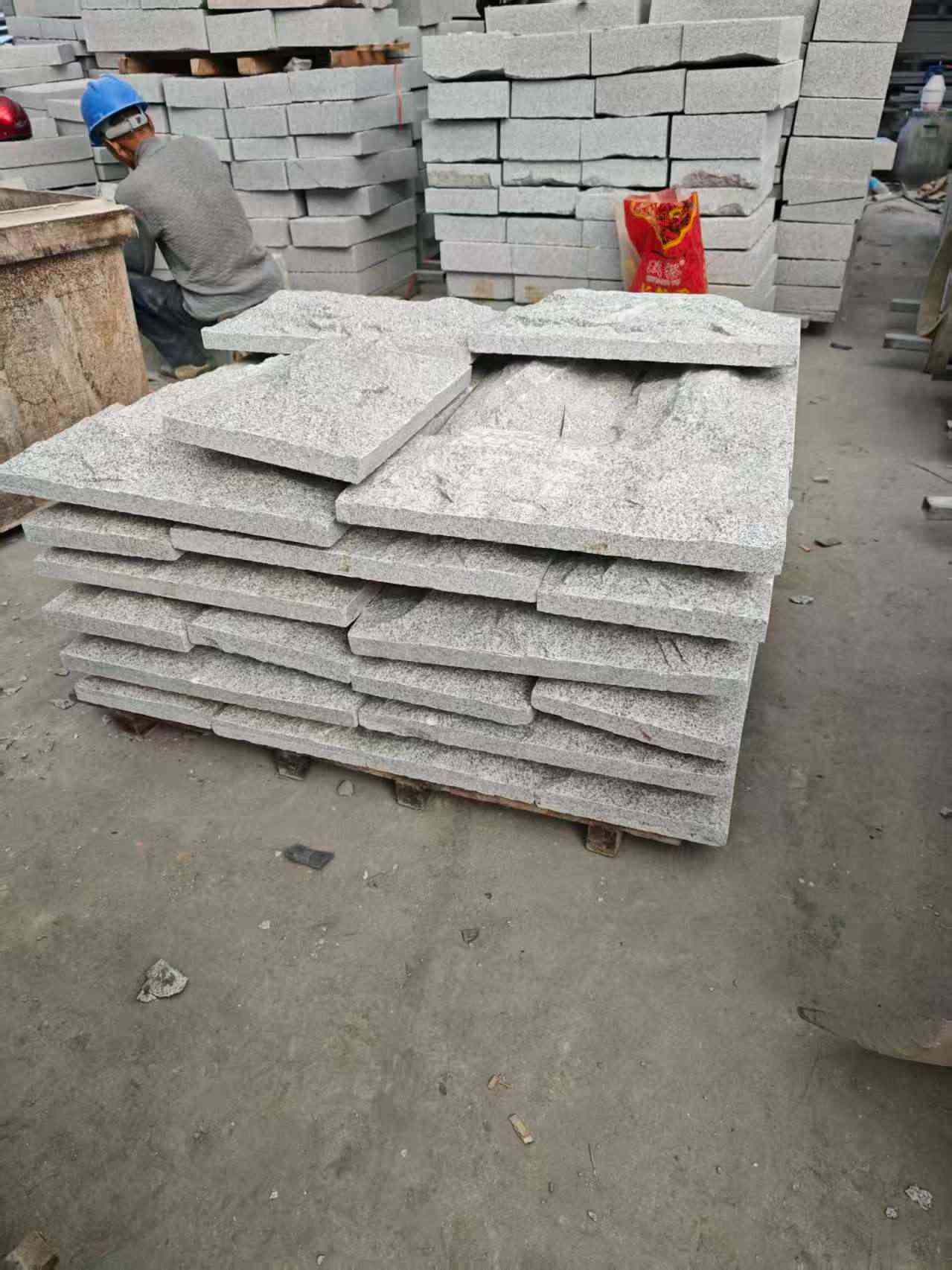 金昌芝麻白蘑菇石，自然面