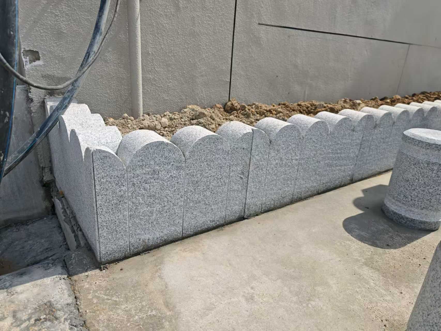 金昌芝麻白花边石  围边石