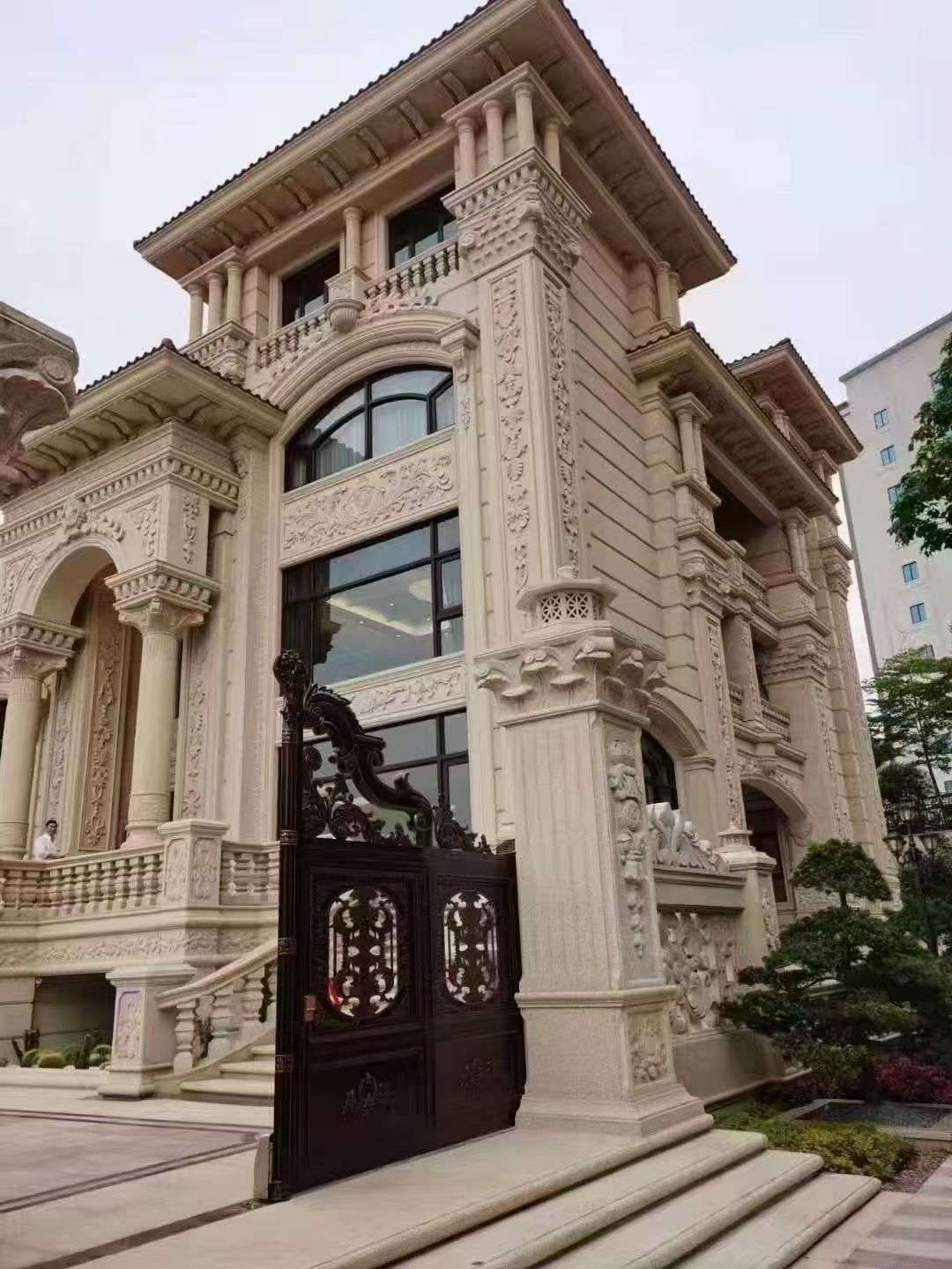 金昌黄金麻别墅外墙异形定制