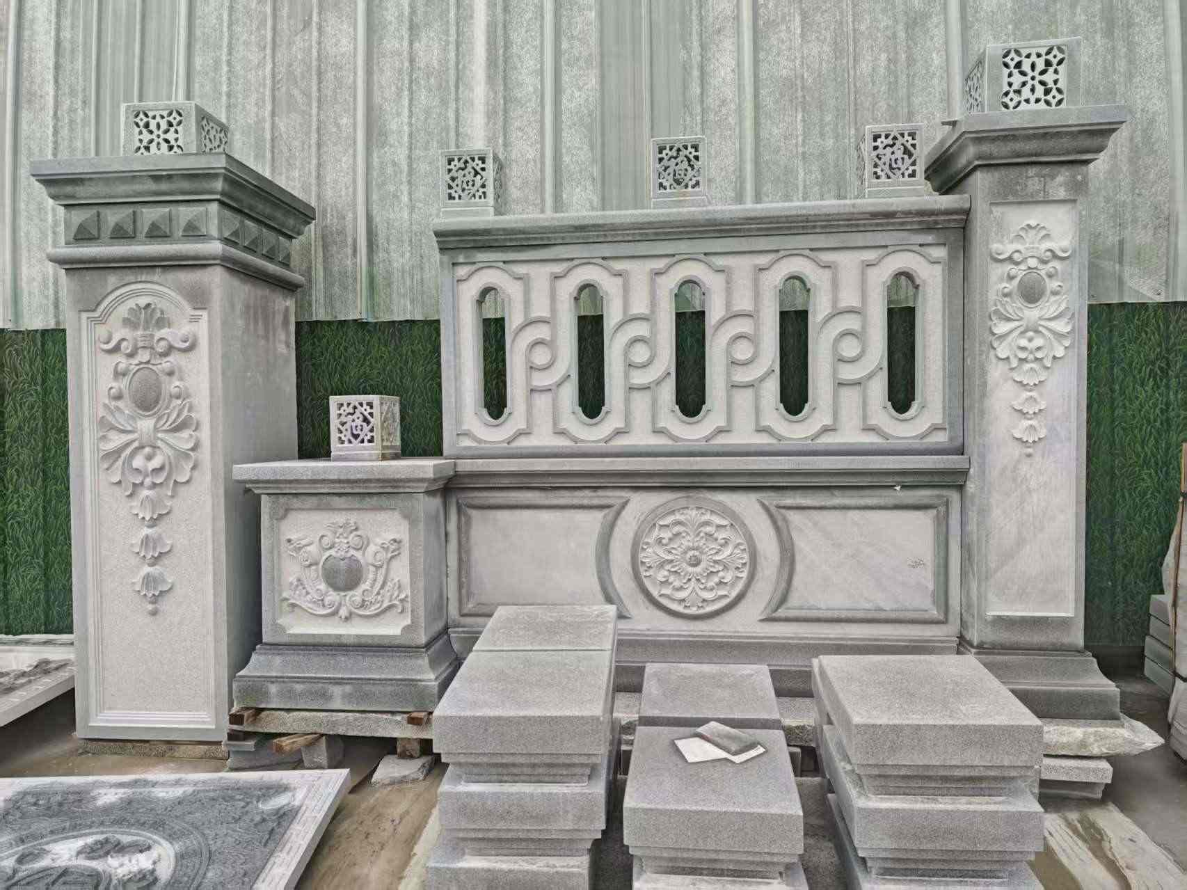 金昌芝麻灰异形别墅门头